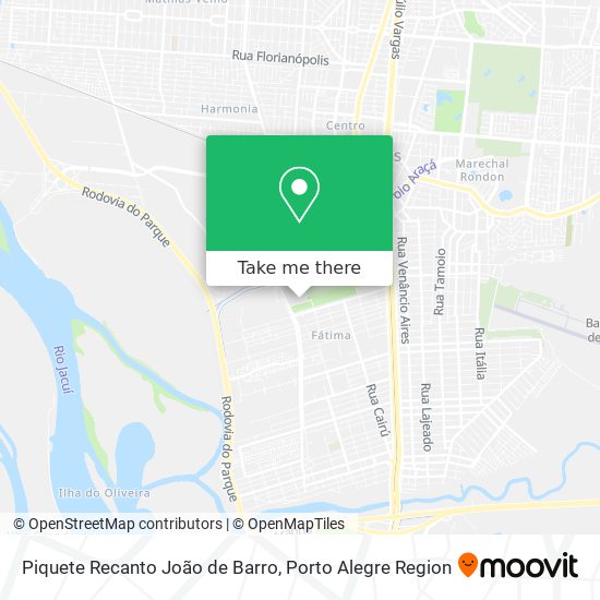 Piquete Recanto João de Barro map