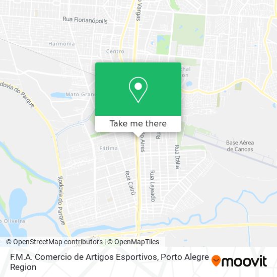 F.M.A. Comercio de Artigos Esportivos map
