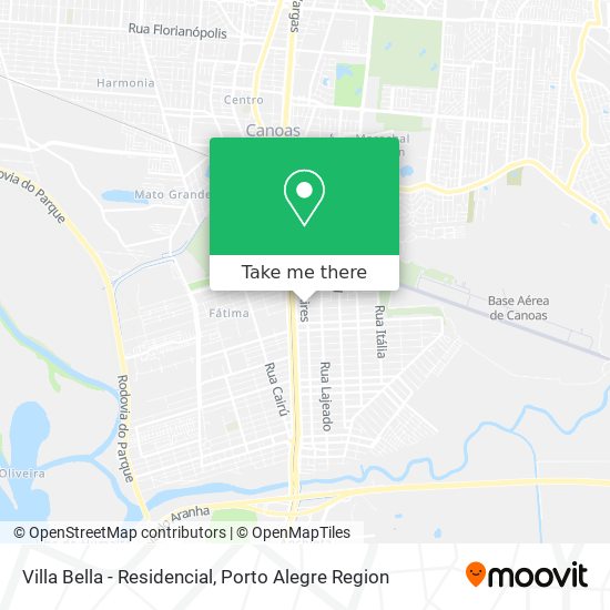Villa Bella - Residencial map