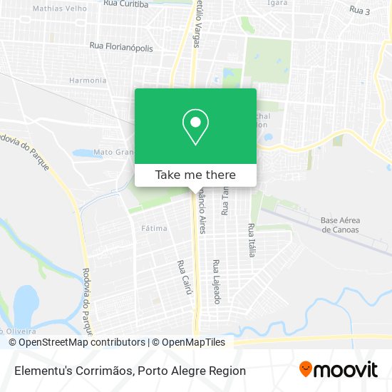 Elementu's Corrimãos map
