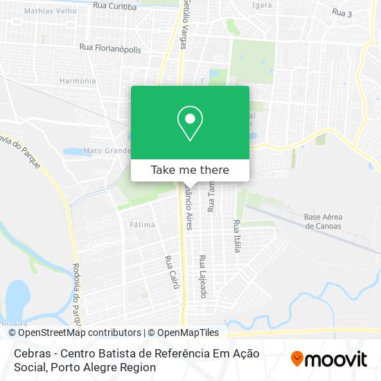 Cebras - Centro Batista de Referência Em Ação Social map