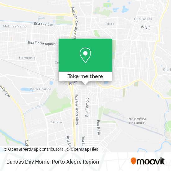 Canoas Day Home map