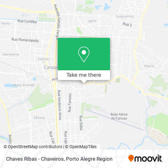 Chaves Ribas - Chaveiros map