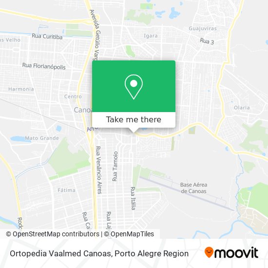 Ortopedia Vaalmed Canoas map