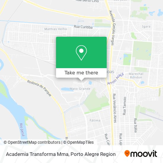 Mapa Academia Transforma Mma