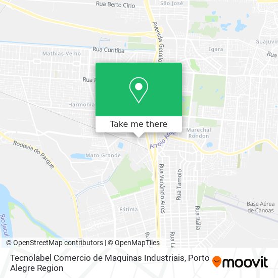 Tecnolabel Comercio de Maquinas Industriais map