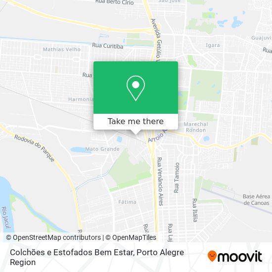 Colchões e Estofados Bem Estar map