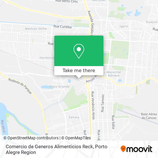 Comercio de Generos Alimenticios Reck map