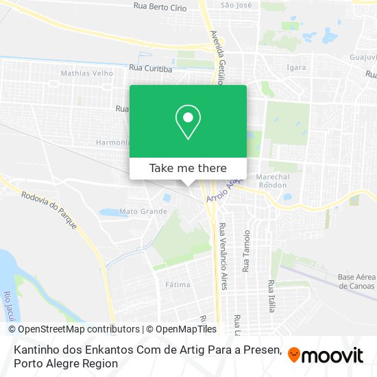 Kantinho dos Enkantos Com de Artig Para a Presen map