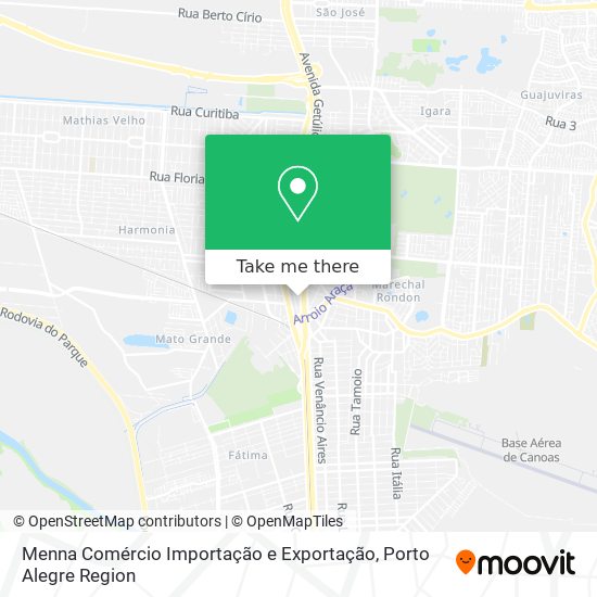 Menna Comércio Importação e Exportação map