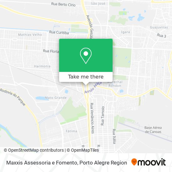 Mapa Maxxis Assessoria e Fomento