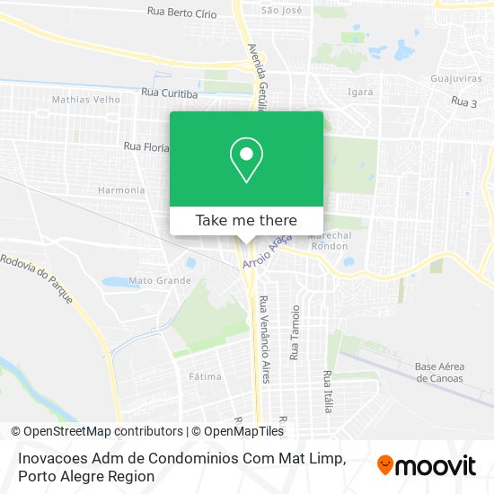 Inovacoes Adm de Condominios Com Mat Limp map