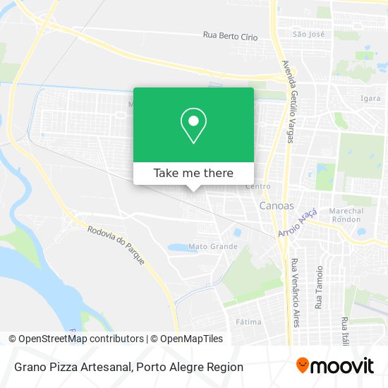 Mapa Grano Pizza Artesanal