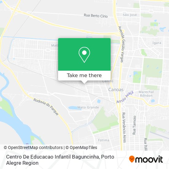 Mapa Centro De Educacao Infantil Baguncinha