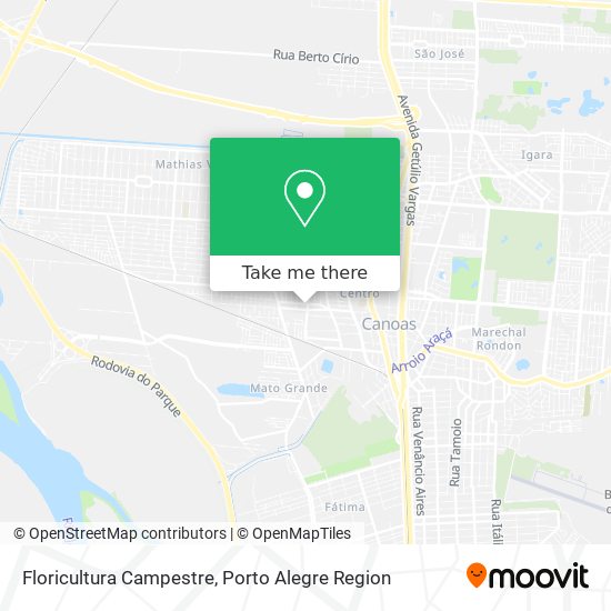 Floricultura Campestre map