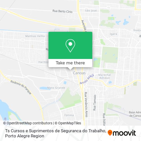 Ts Cursos e Suprimentos de Seguranca do Trabalho map