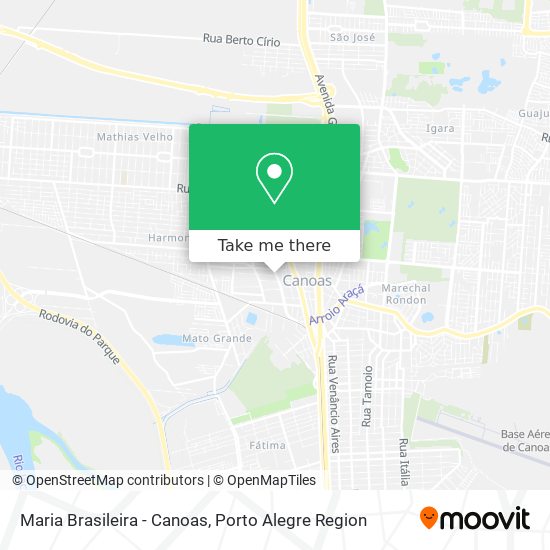 Maria Brasileira - Canoas map