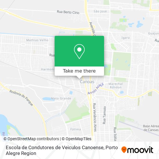 Escola de Condutores de Veiculos Canoense map