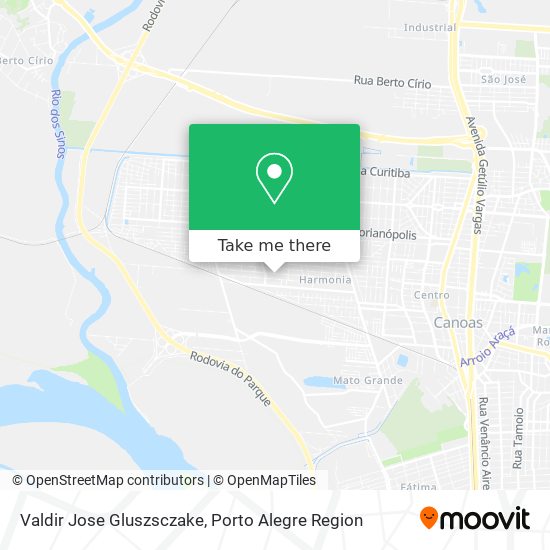 Valdir Jose Gluszsczake map