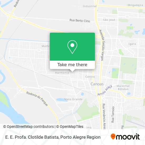 E. E. Profa. Clotilde Batista map