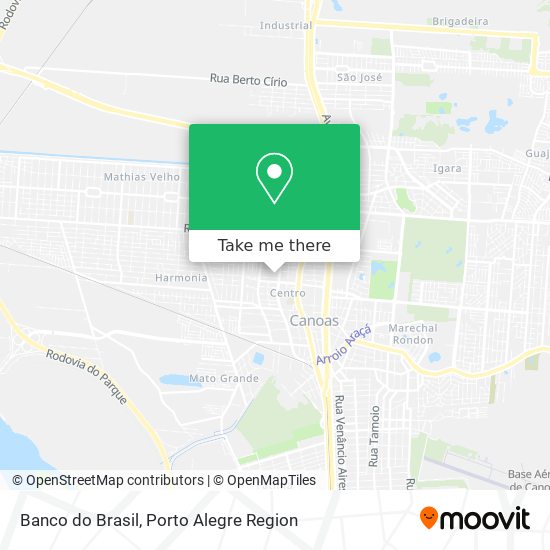 Mapa Banco do Brasil