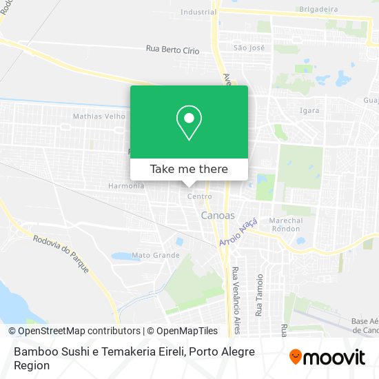 Bamboo Sushi e Temakeria Eireli map