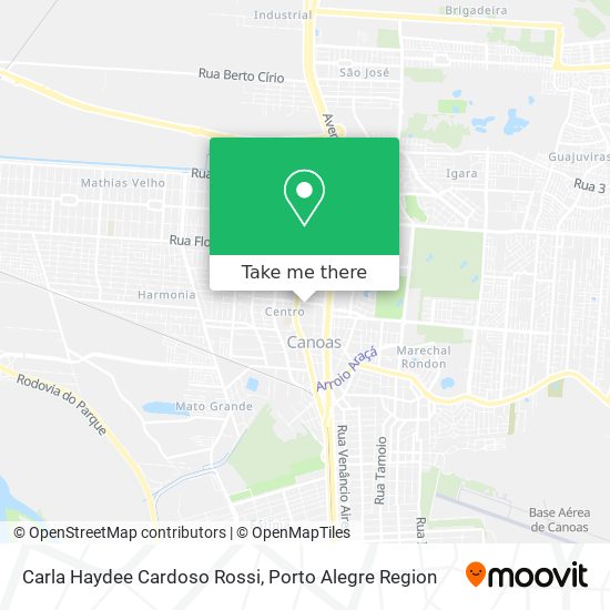 Carla Haydee Cardoso Rossi map