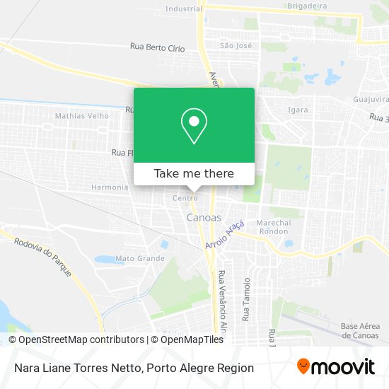 Nara Liane Torres Netto map