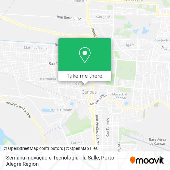 Semana Inovação e Tecnologia - la Salle map