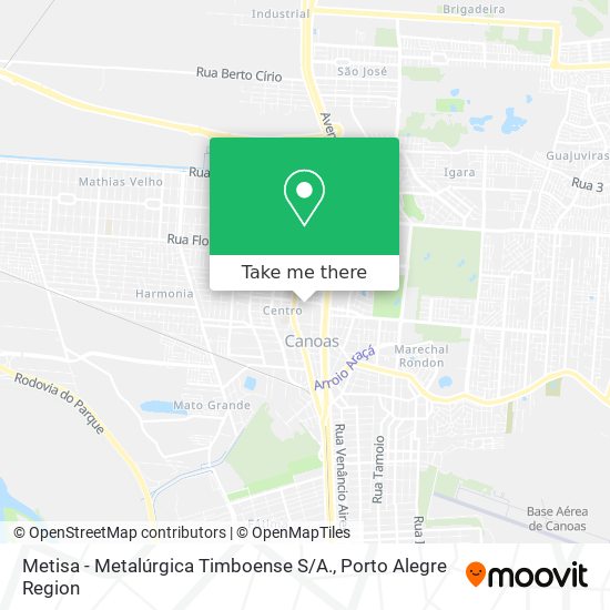 Metisa - Metalúrgica Timboense S / A. map