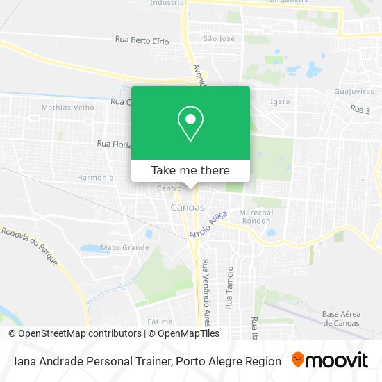 Iana Andrade Personal Trainer map