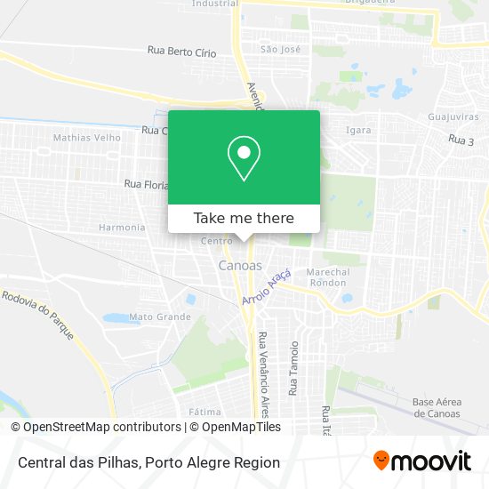 Central das Pilhas map