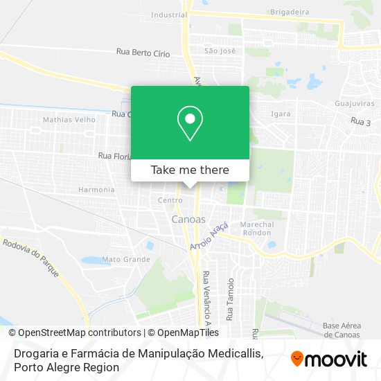 Drogaria e Farmácia de Manipulação Medicallis map