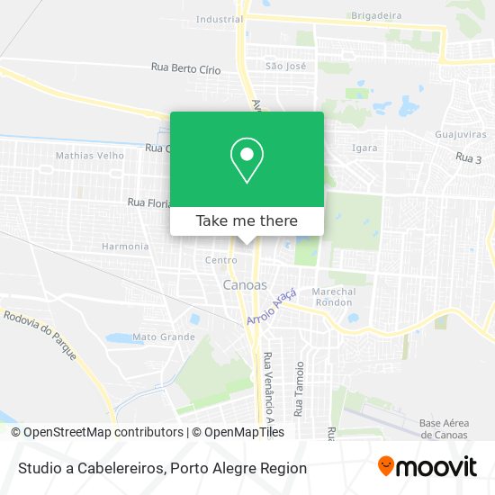 Studio a Cabelereiros map