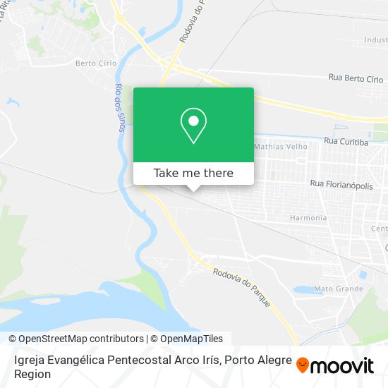 Igreja Evangélica Pentecostal Arco Irís map