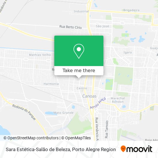 Sara Estética-Salão de Beleza map
