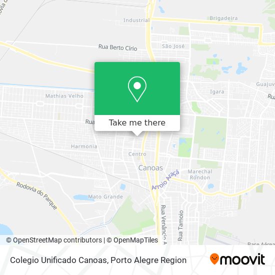 Colegio Unificado Canoas map