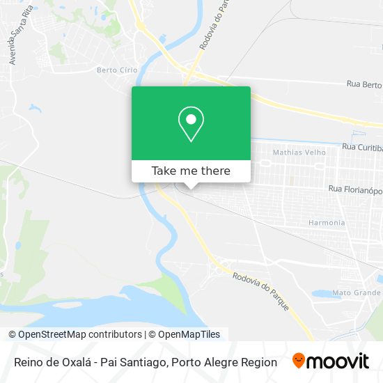 Mapa Reino de Oxalá - Pai Santiago