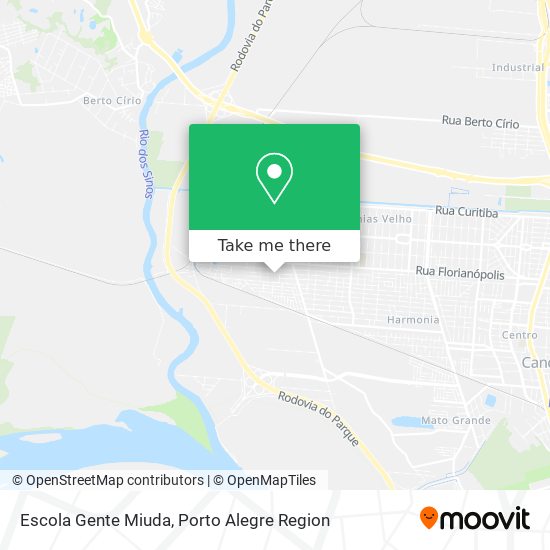 Mapa Escola Gente Miuda