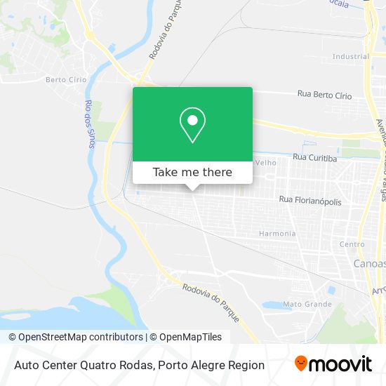 Auto Center Quatro Rodas map