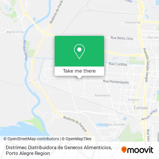 Mapa Distrimec Distribuidora de Generos Alimenticios