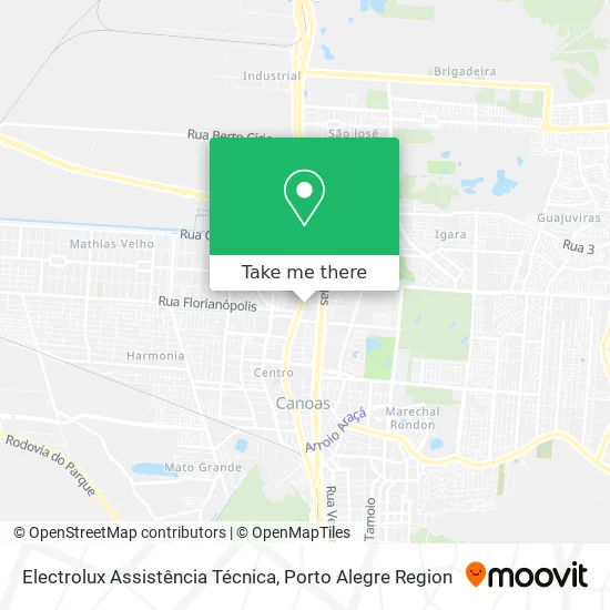 Electrolux Assistência Técnica map