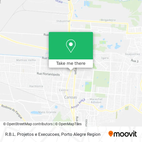 R.B.L. Projetos e Execucoes map