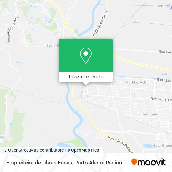 Empreiteira de Obras Eneas map