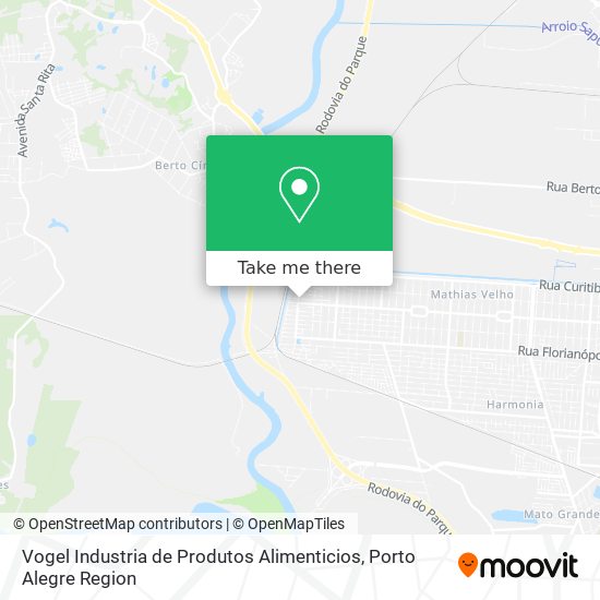 Vogel Industria de Produtos Alimenticios map