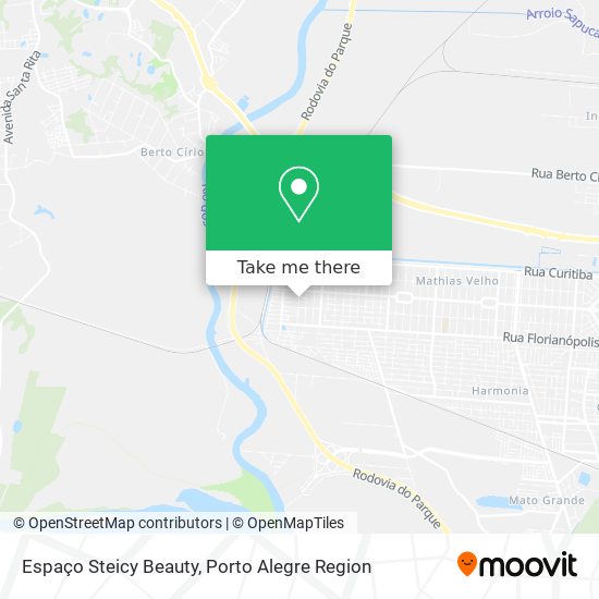 Espaço Steicy Beauty map