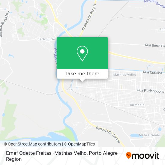 Mapa Emef Odette Freitas -Mathias Velho