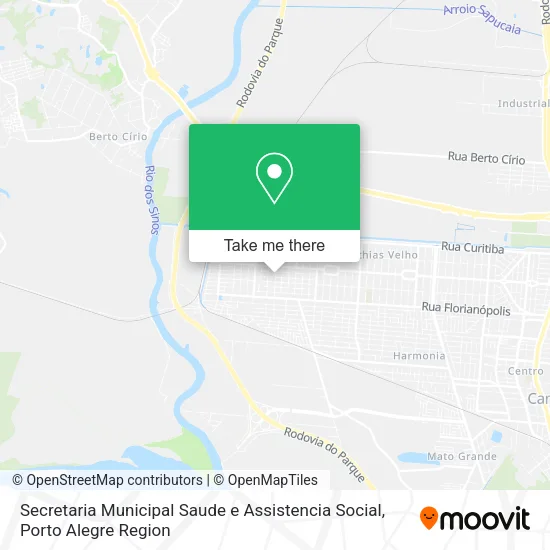 Secretaria Municipal Saude e Assistencia Social map