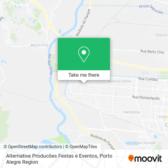 Alternative Producões Festas e Eventos map