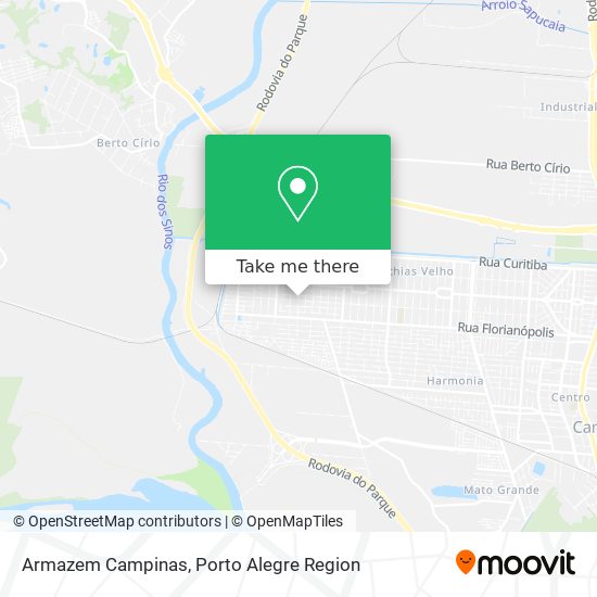 Armazem Campinas map